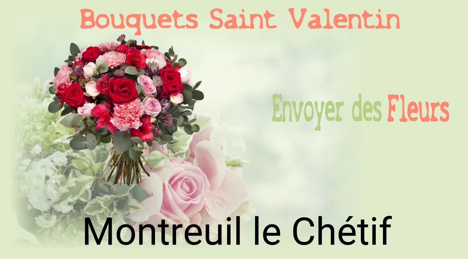 Roses de Saint-Valentin livrées à Montreuil-le-Chétif